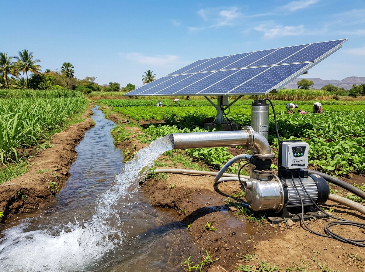 Solar Water Pump System (1 HP - 10 HP)